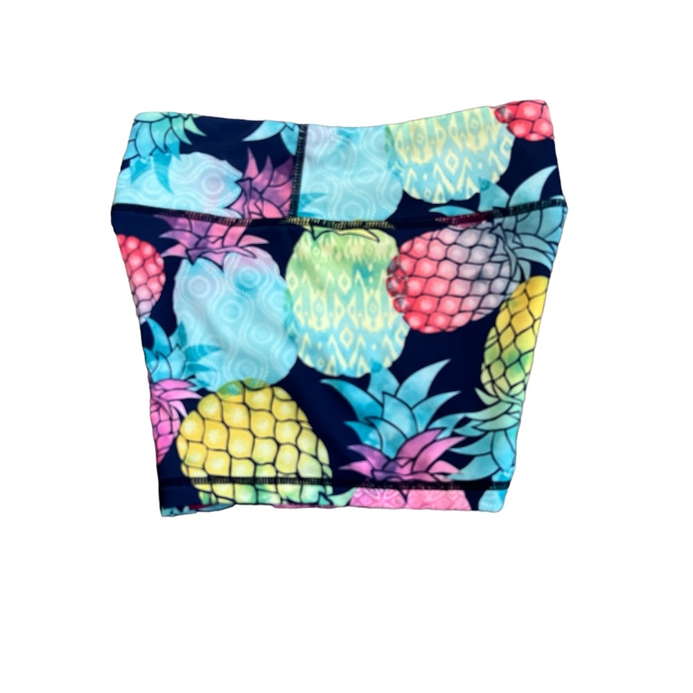 Pineapple 3 Inch Volleyball Crossfit Yoga Running Shorts Size: Medium - Picture 6 of 10